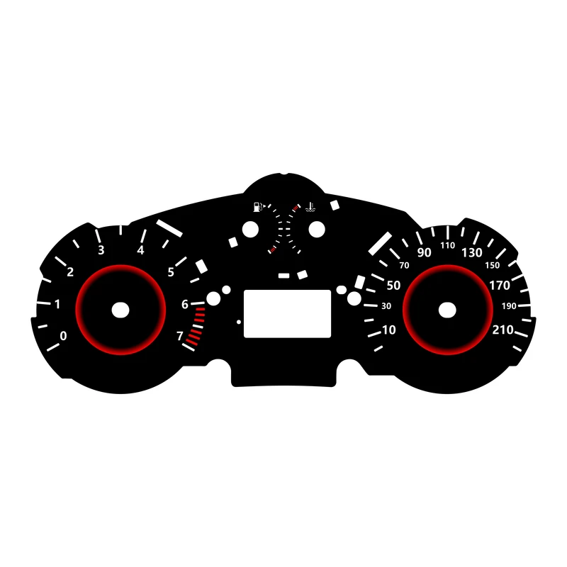 صفحه کیلومتر اسپرت مدل BASIC مناسب برای پژو 207