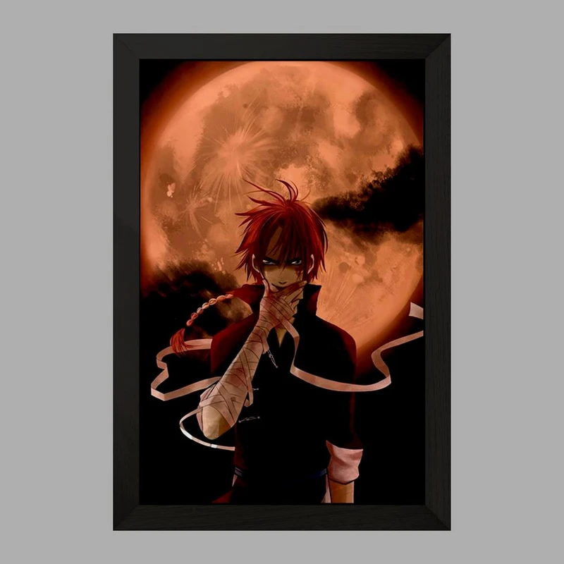 تابلو خندالو مدل کاگویا انیمه گینتاما  کد 12936