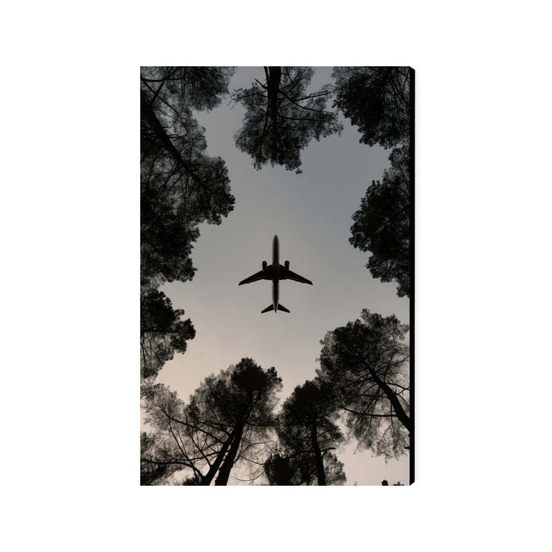 تابلو شاسی عرش مدل فانتزی منظره هواپیما کد As4429