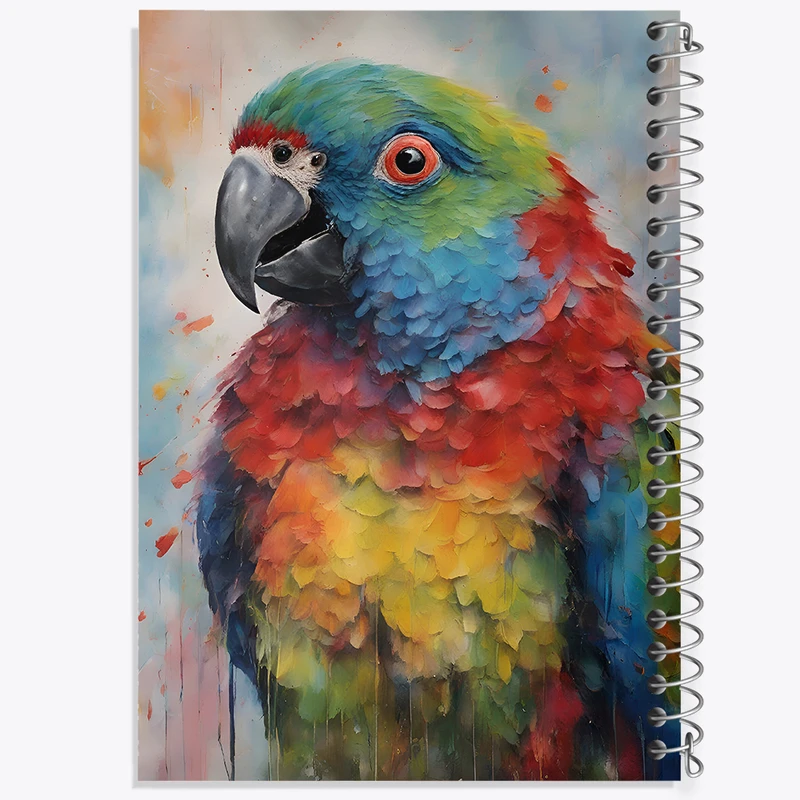 دفتر لیست خرید 50 برگ خندالو طرح طوطی کد N3570