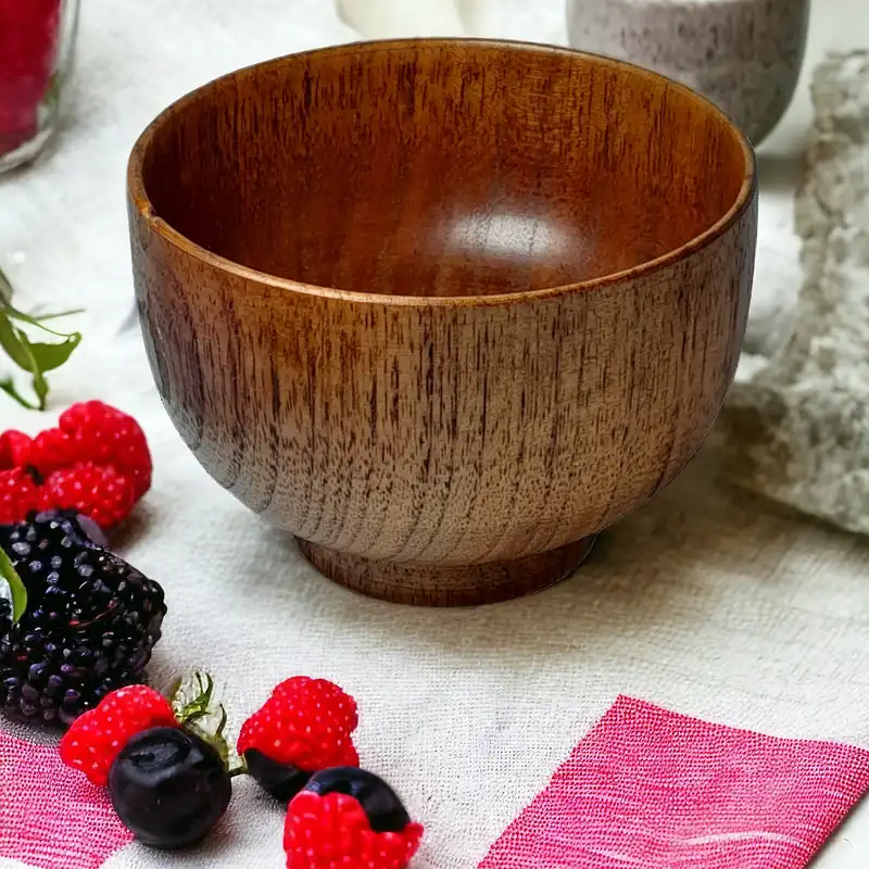 کاسه چوبی مدل ماست خوری