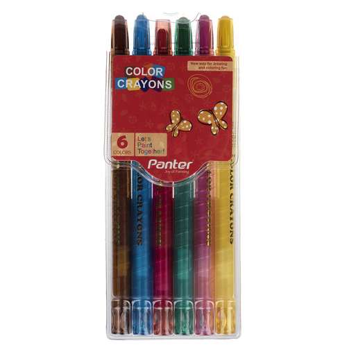 مداد شمعی 6 رنگ پنتر کد 122280