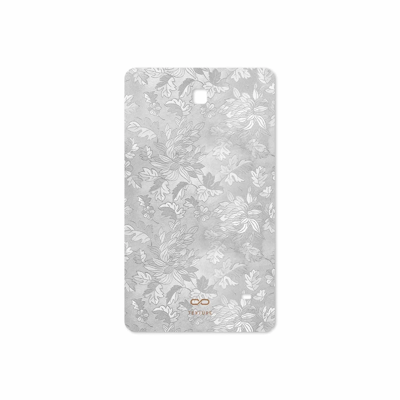 برچسب پوششی ماهوت مدل Silver-Wildflower مناسب برای تبلت سامسونگ Galaxy Tab 4 7.0 2014 T230