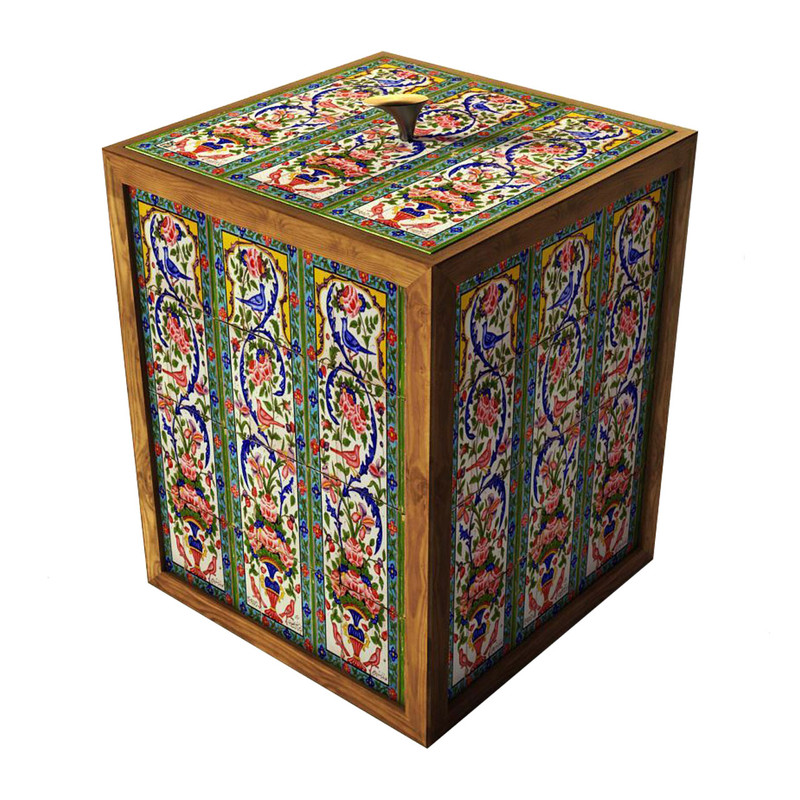 ست سطل و جای دستمال کاغذی مدل z-06 ست سطل و جای دستمال کاغذی مدل z-06