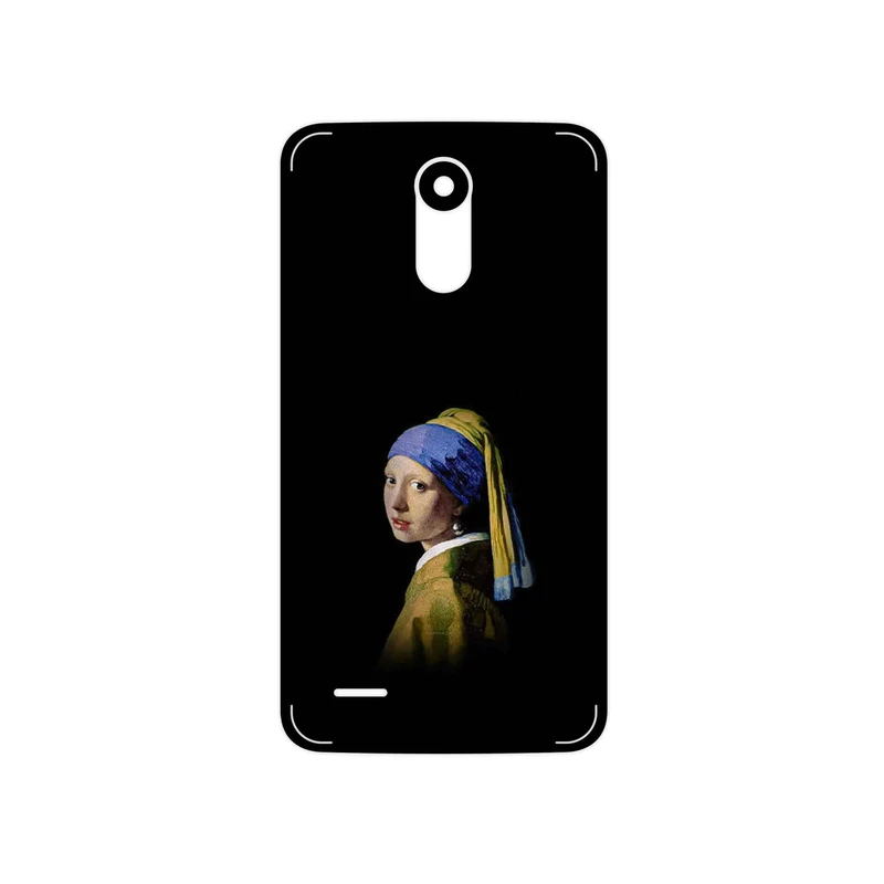 برچسب پوششی ماهوت مدل Girl with a Pearl Earring of Vermeer مناسب برای گوشی موبایل ال جی Stylus 3
