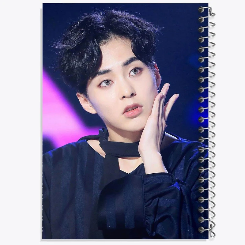 دفتر ژورنال نویسی 50 برگ خندالو مدل نقطه ای طرح شیومین گروه اکسو EXO کد 13513