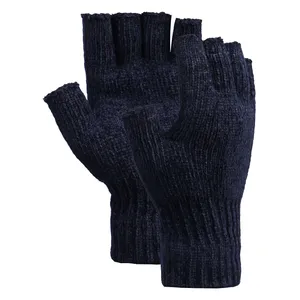 دستکش مدل نیم انگشتی طرح مخمل