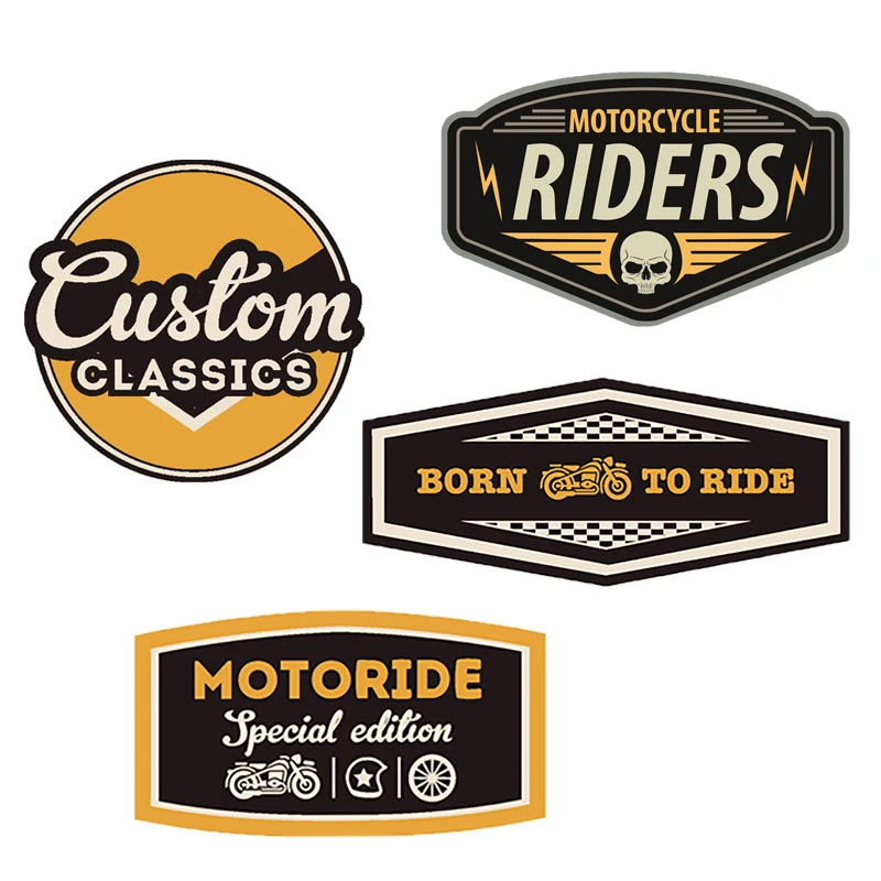 برچسب موتور سیکلت رایسان طرح  motorcycle کد sm0063 مجموعه 4 عددی