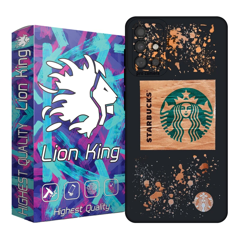  کاور لاین کینگ مدل STARBUCKS مناسب برای گوشی موبایل سامسونگ Galaxy A51
