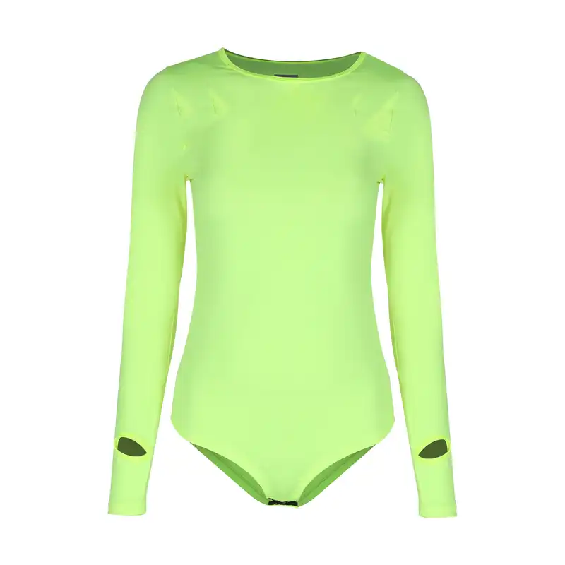 بادی آستین بلند ورزشی زنانه مدل 102