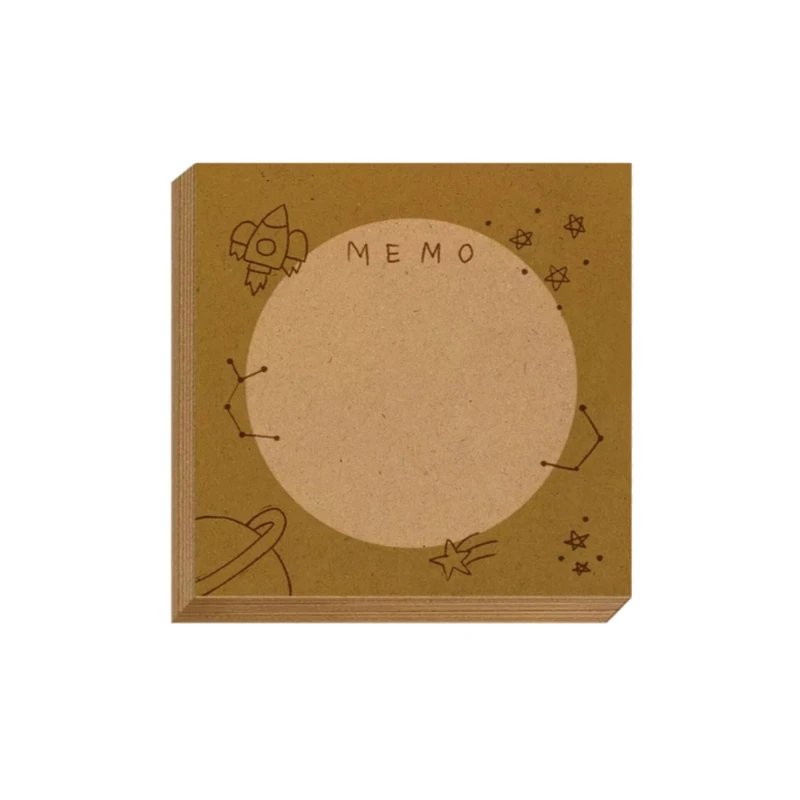 کاغذ یادداشت مریخ مدل Moon and star کد  1016