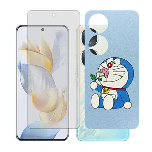 Glass together model transparent screen protector suitable for Honor 70 mobile phone with back cover sticker