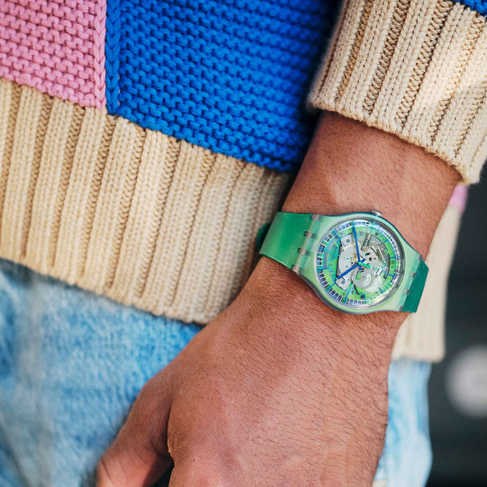 ساعت مچی عقربهای کوارتز سواچ مدل SUOM117 - - 4