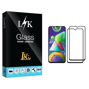 LKG LK Glass Screen Protector For Samsung Galaxy M21 Pack Of 2