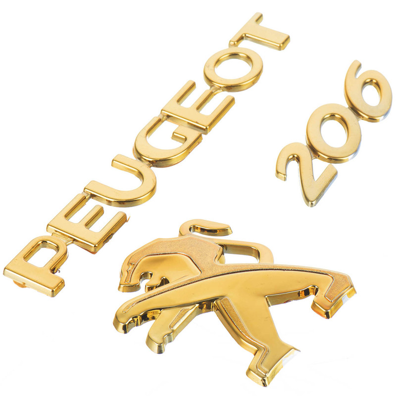 آرم خودرو آراکس یدک مدل AY-2973 مناسب برای پژو 206 بسته 3 عددی