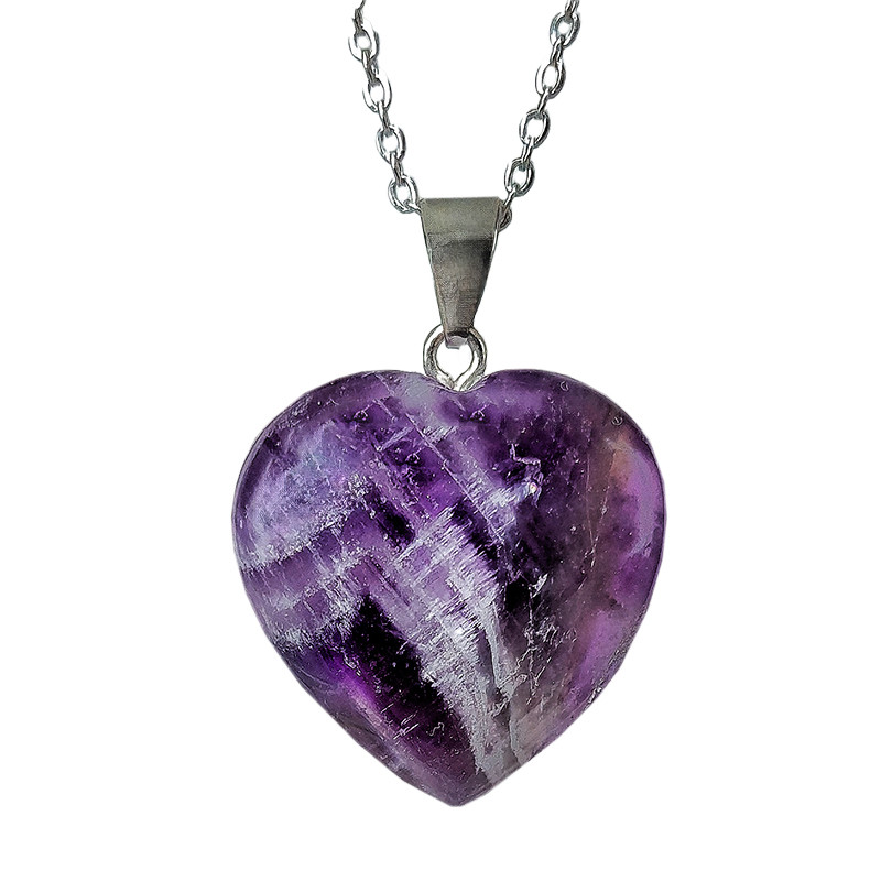 گردنبند دخترانه مدل آمیتیست کد 11-5