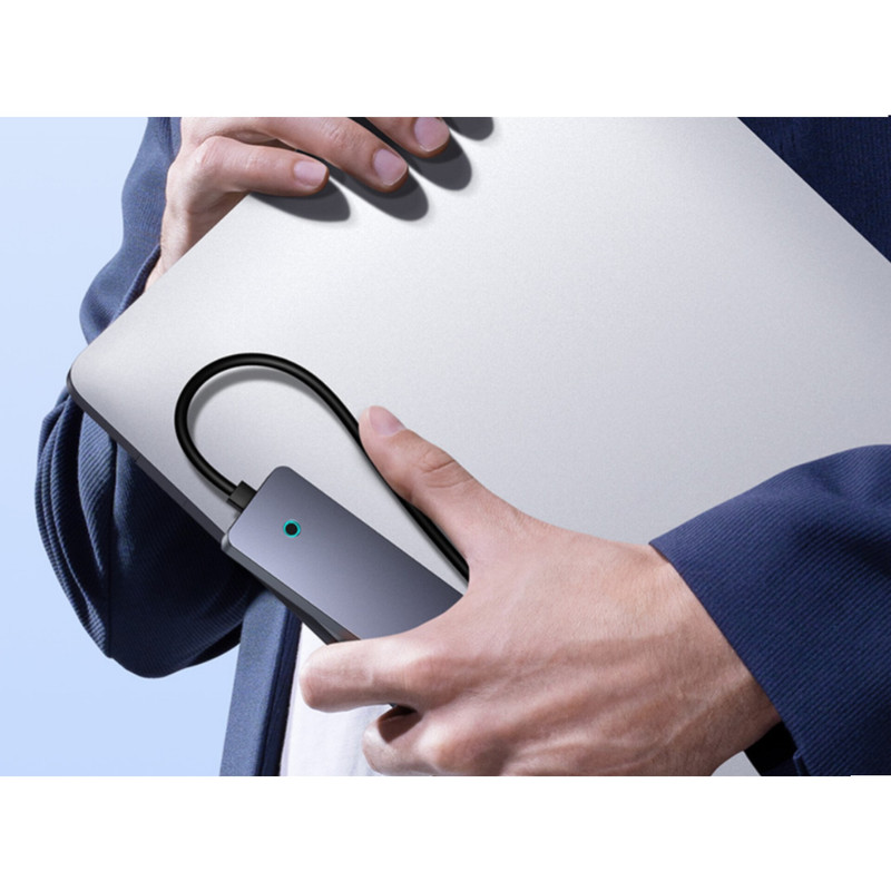 هاب 5 پورت USB 3.0 باسئوس مدل BS-OH080 15cm