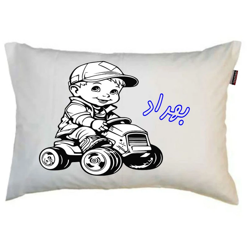 بالش ناریکو مدل کودک طرح پسرانه اسم بهراد کد 0419