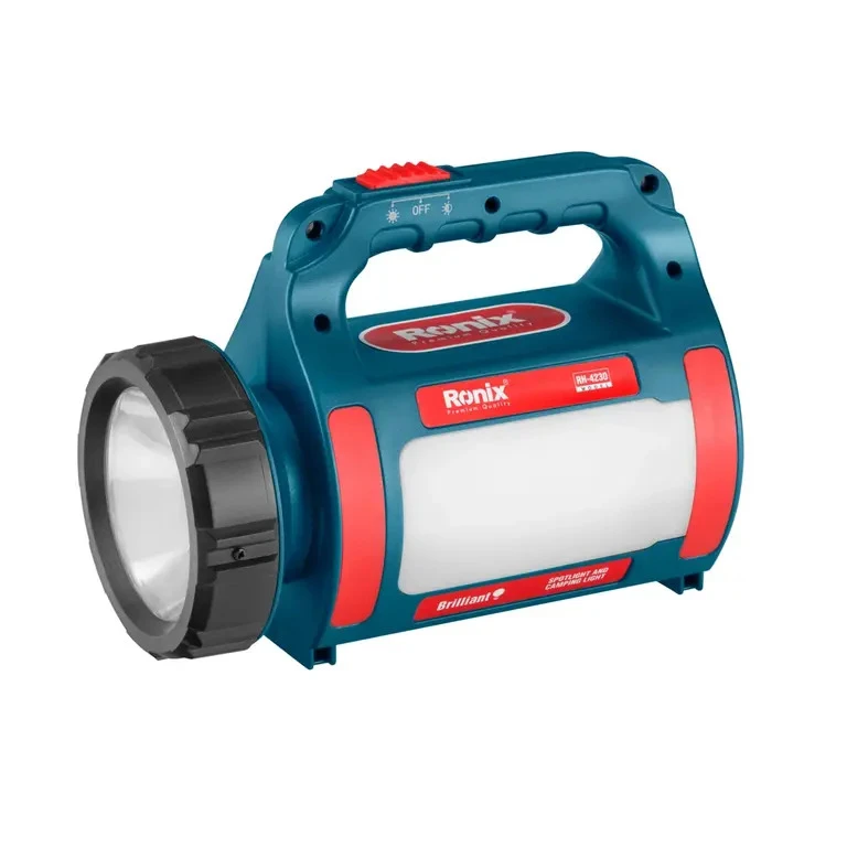 نورافکن دستی رونیکس مدل BRILIANT با نور مهتابی
