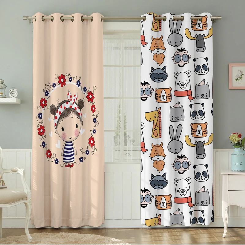 پرده نیروانا طرح  مدل هازان کد 4479 سایز 140×280 سانتی متر