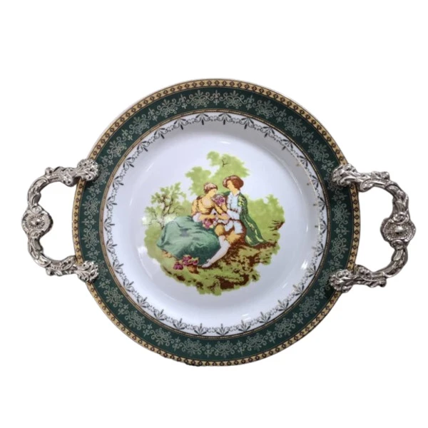 شیرینی خوری چینی پردیس کاشان مدل لیلی و مجنون گرد