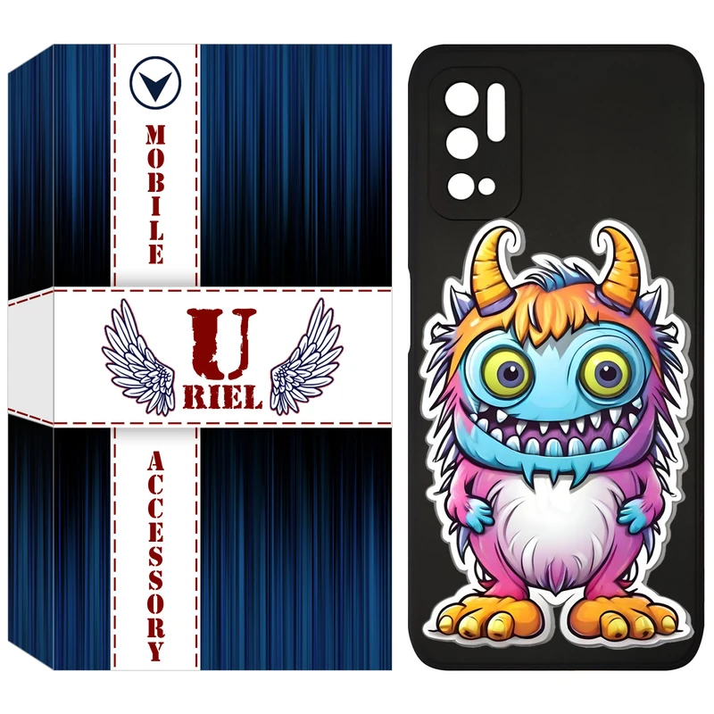 کاور یوریل مدل KSH کد 50 طرح میکروب مناسب برای گوشی موبایل شیائومی Poco M3 Pro / Redmi Note 10 5G / Redmi Note 11 SE