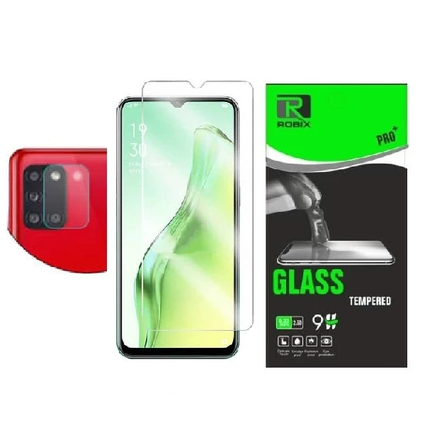 محافظ صفحه نمایش روبیکس مدلSADA31مناسب برای گوشی موبایل سامسونگ Galaxy A31 به همراه مجافظ لنز دوربین