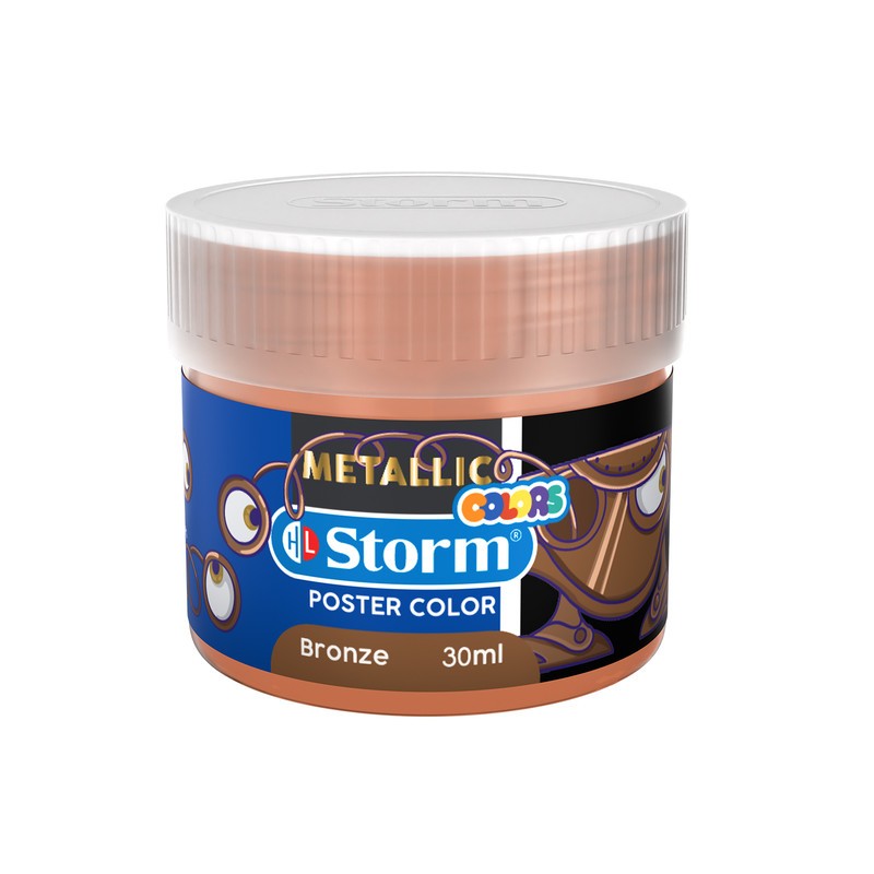 گواش شش رنگ استورم مدل رنگ متالیک