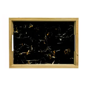 سینی مدل مرمر چوب کد 38