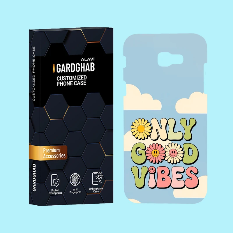 کاور گارد قاب علوی مدل متن مناسب برای گوشی موبایل سامسونگ Galaxy A720 / A7 2017