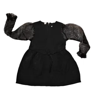 پیراهن دخترانه مدل آستین تور 427