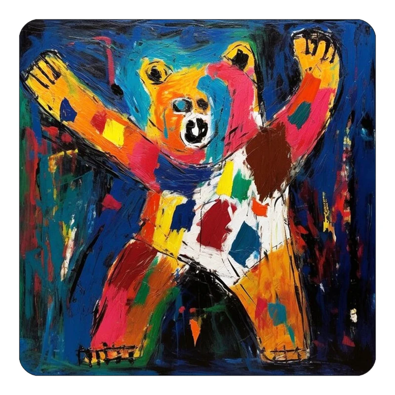 مگنت کاکتی طرح حیوانات رنگی مدل mp26001