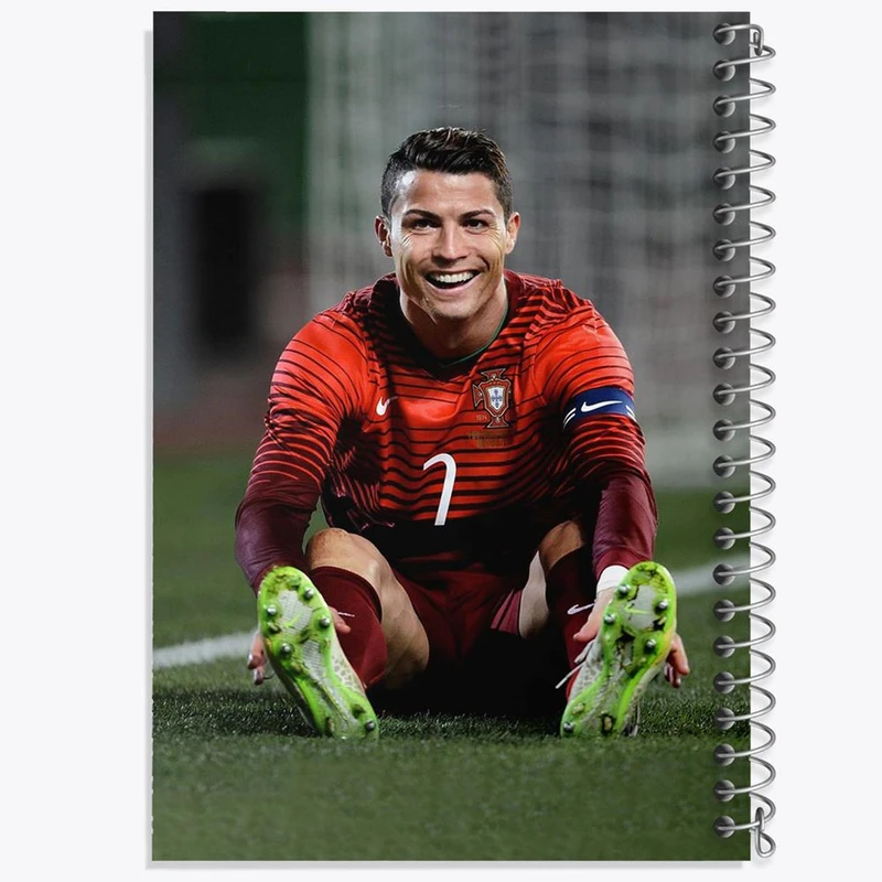 دفتر شطرنجی 50 برگ خندالو طرح کریستیانو رونالدو کد 13919