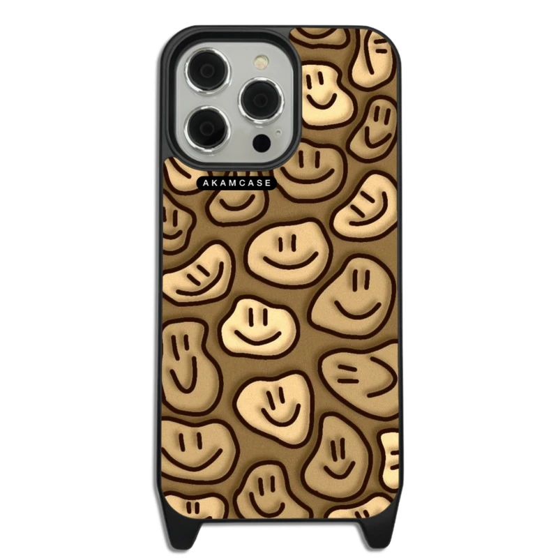 کاور آکام مدل AMCWLA15PROMAX-HAPPY FACE1 مناسب برای گوشی موبایل اپل iPhone 15 Pro Max