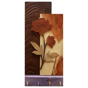 جاکلیدی مدل معرق طرح گل کد 600