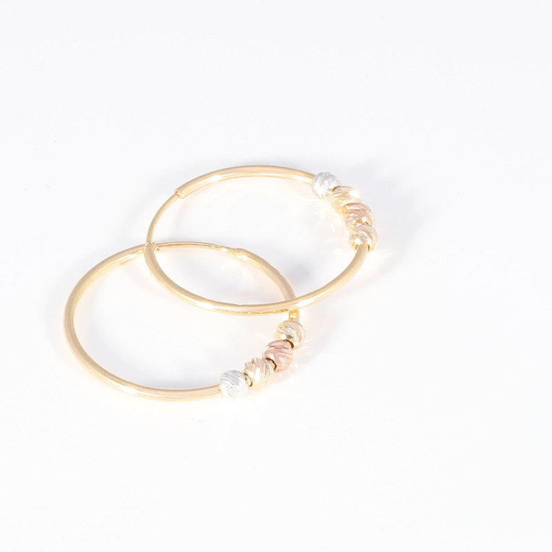 گوشواره طلا 18 عیار زنانه کد G729