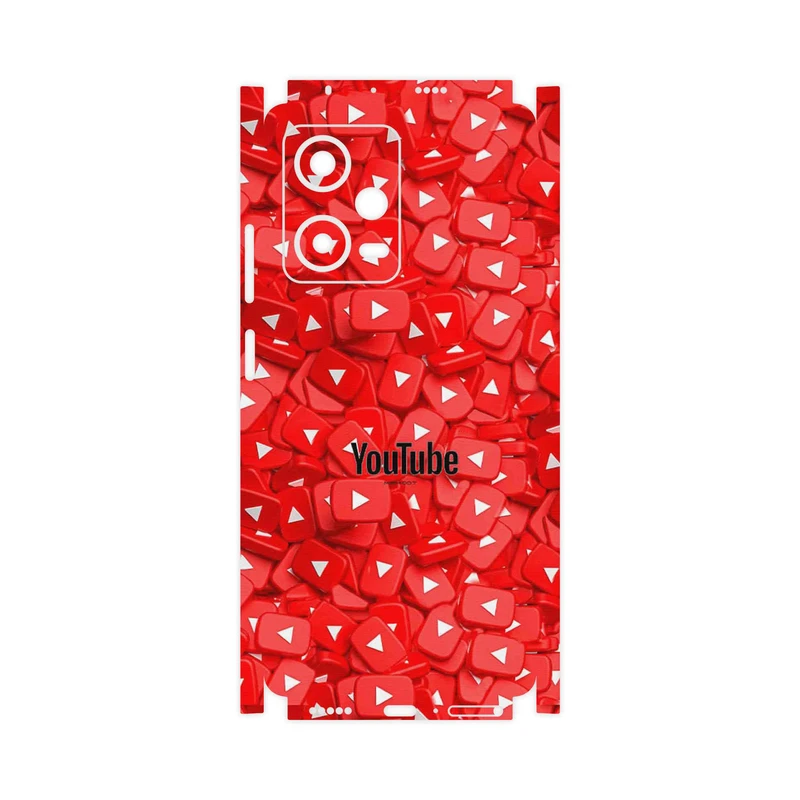 برچسب پوششی ماهوت مدل Youtube-FullSkin مناسب برای گوشی موبایل شیائومی Redmi Note 12 Pro 5G