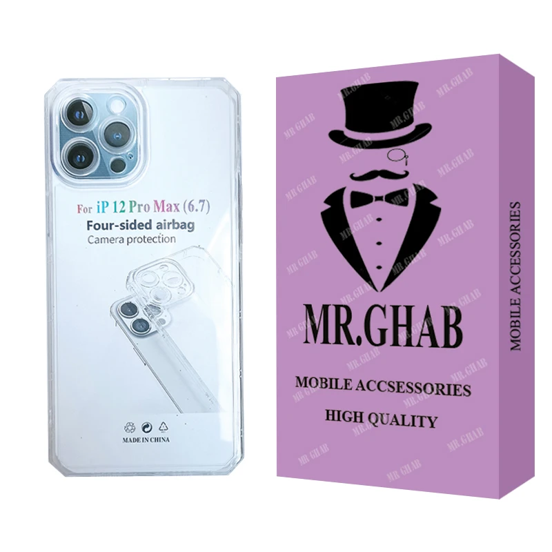 کاور مستر قاب مدل ژله ای مناسب برای گوشی موبایل اپل iPhone 12 Pro Max