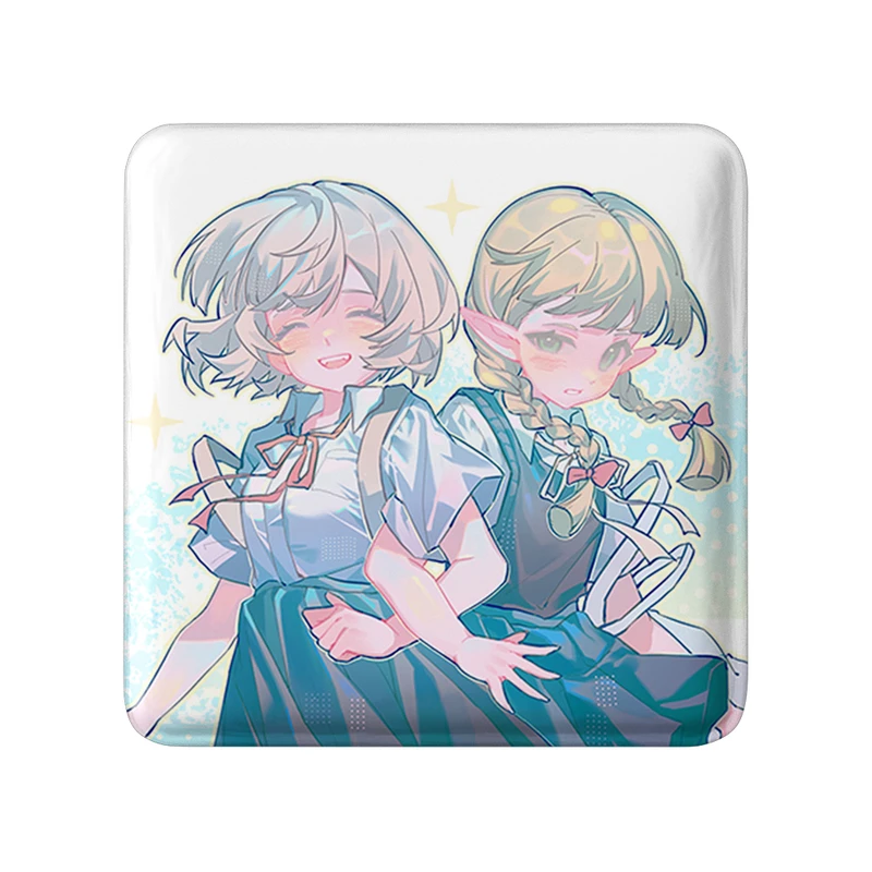 مگنت خندالو طرح مارسیل انیمه خوشمزه در سیاه چال مدل مربعی کد 35901