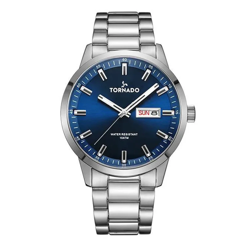 ساعت مچی عقربه‌ای مردانه تورنادو مدل T23001-SBSN