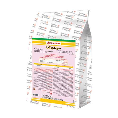 سم قارچ کش و کنه کش آریاشیمی مدل سولفور وزن 1کیلو گرم