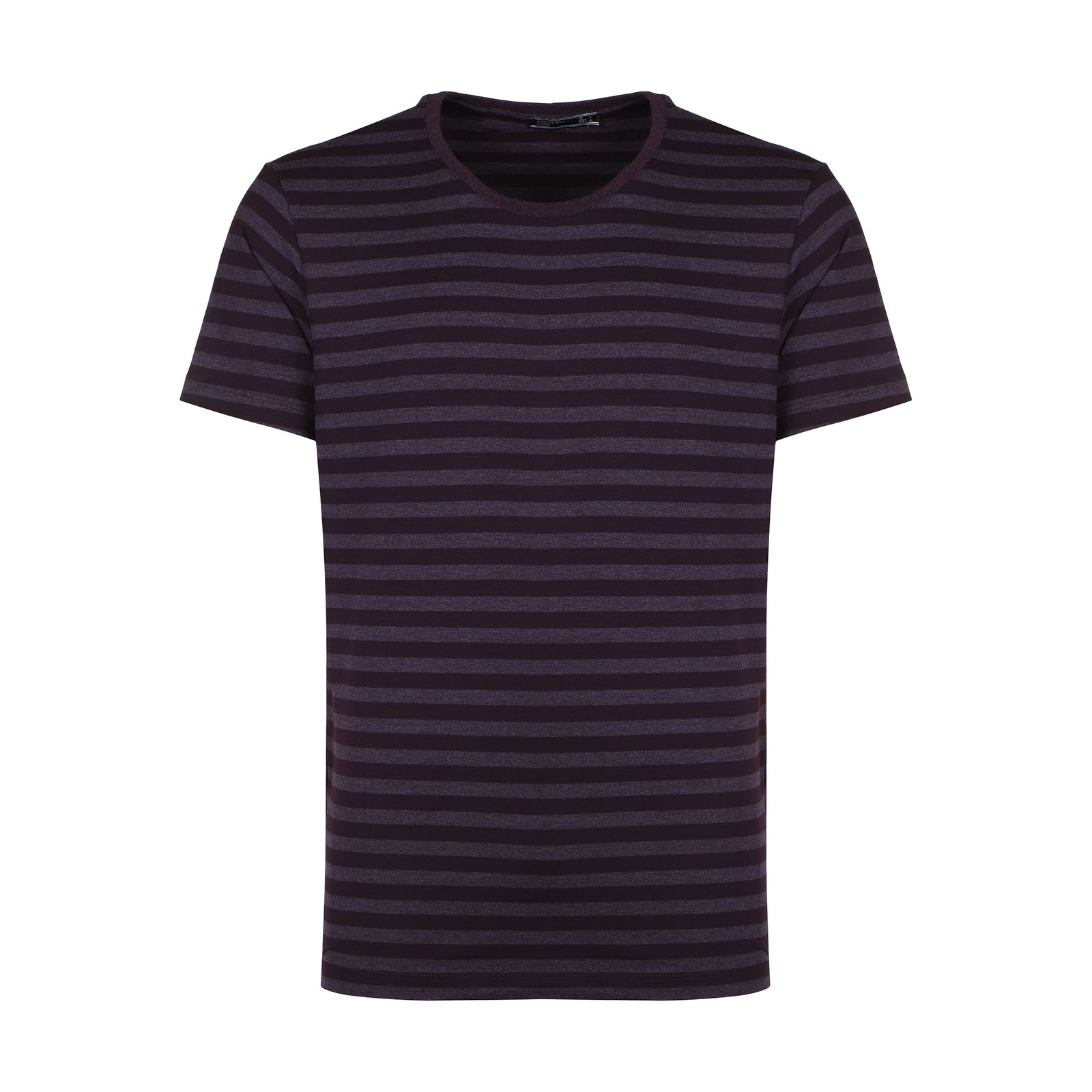تی شرت آستین کوتاه مردانه زانتوس مدل 141841 رنگ بادمجانی