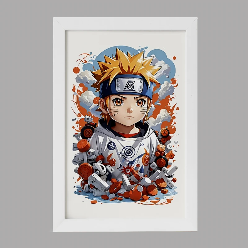 تابلو خندالو مدل انیمه ناروتو (Naruto) کد F4186