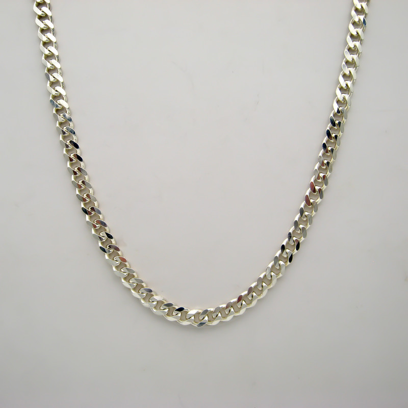 زنجیر نقره مردانه مانچو مدل sf6008