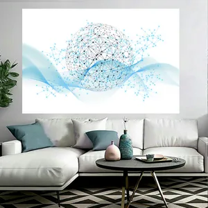 تابلو بوم مدل چرم مخمل طرح تکنولوژی پیوستگی ارتباطات کد AR3970