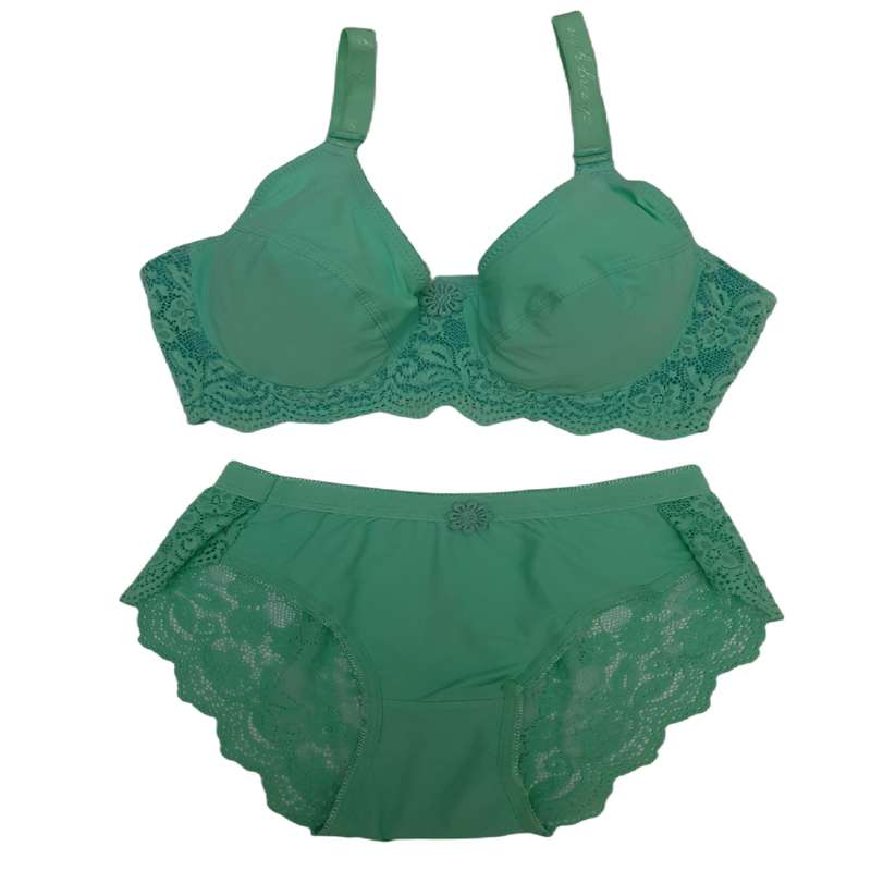 ست شورت و سوتین زنانه پانیذ مدل گیپور واسترج