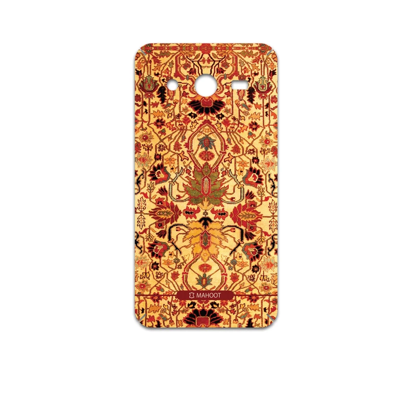 برچسب پوششی ماهوت مدل Persian-Carpet-Yellow مناسب برای گوشی موبایل سامسونگ Galaxy Core 2