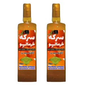 سرکه خرمالو خمری سرکه سرا - 1 لیتر بسته 2 عددی