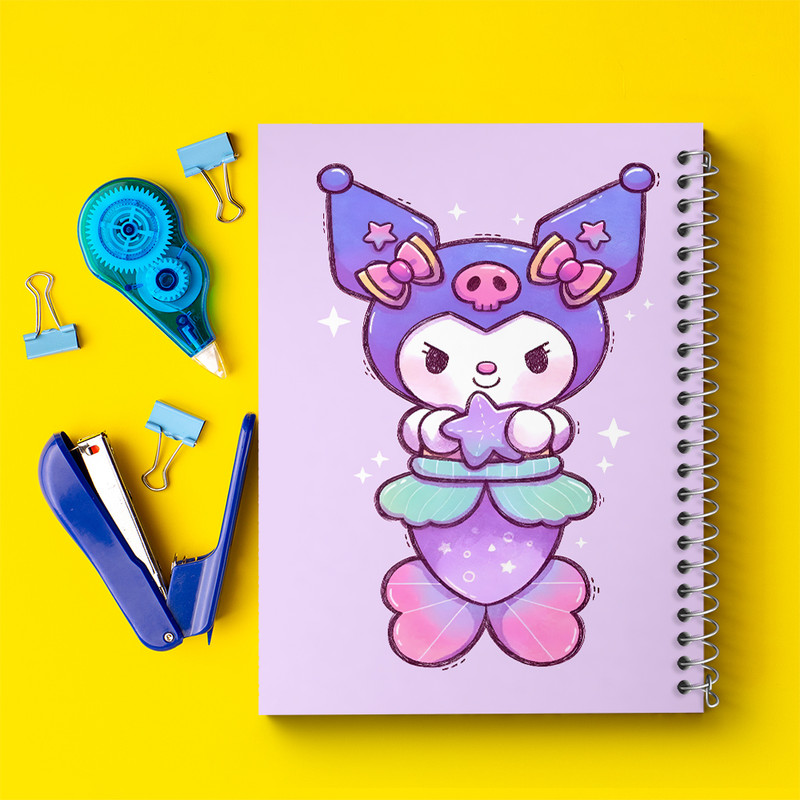 دفتر شطرنجی 50 برگ خندالو طرح کرومی (kurom) کد F5407