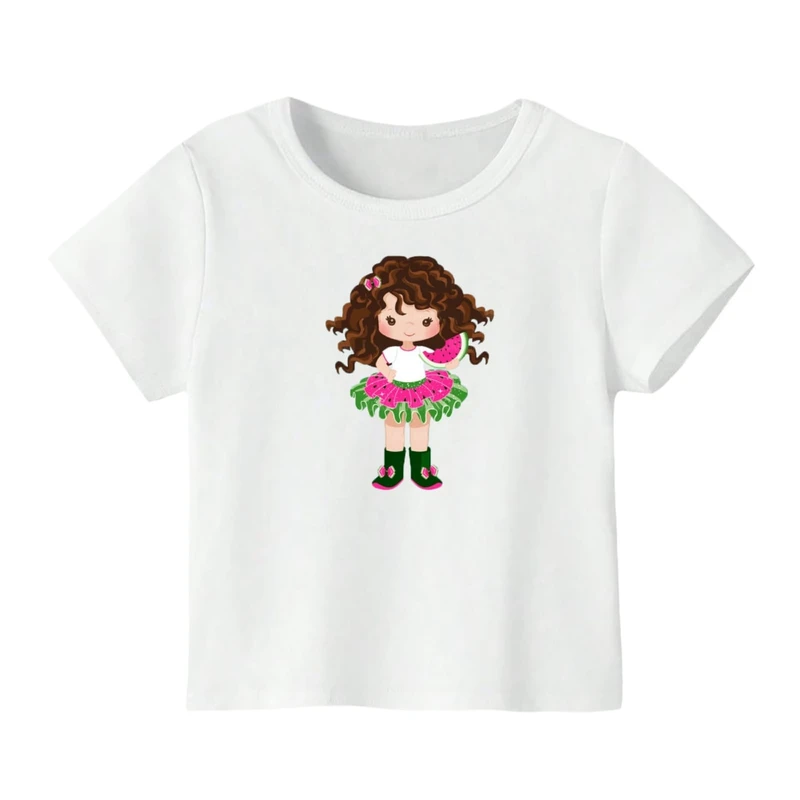 تی شرت آستین کوتاه بچگانه مدل دخترک یلدایی کد 1